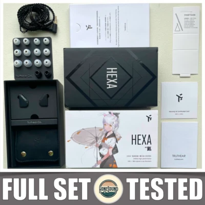 FANMUSIC TRUTHEAR HEXA, Hybird In-Ear Monitors, IEM Earphones, 1DD+3BA, Open Box - Image 1 of 4