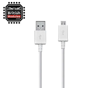 Samsung Fast Charge Micro USB Data Sync Phone Charger Cable for Android - White - Picture 1 of 3