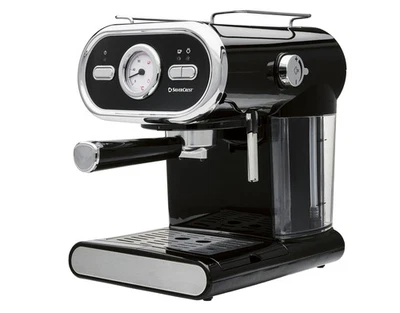 Silvercrest Espressomaschine Pastell SEM 1050 A2 Kaffeemaschine schwarz *B-Ware - Bild 1 von 4