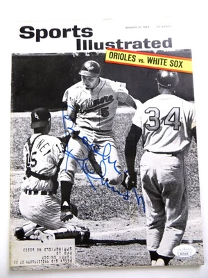 Brooks Robinson Signed Autographed Magazine Sports Illustrated 1964 JSA AG71410 - Image 1 of 4