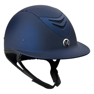 38ER X Large One K Avance Wide Brim Horse Riding Helmet Navy Matte - Picture 1 of 1
