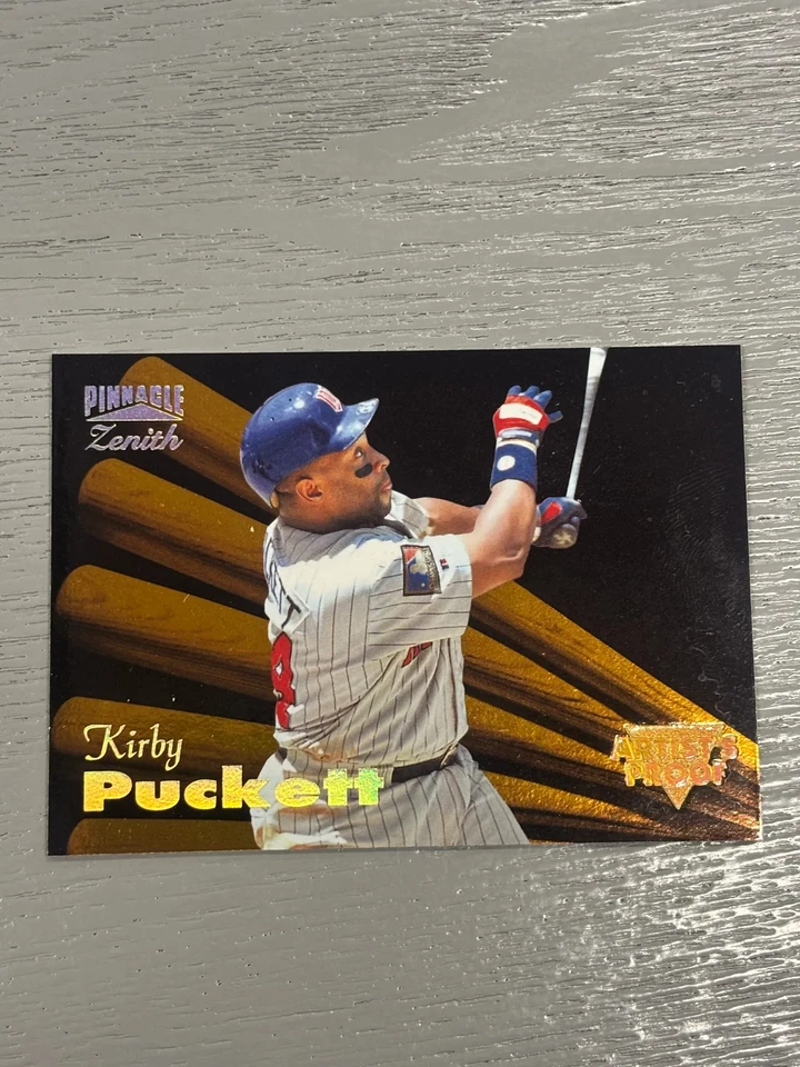 1996 Pinnacle Zenith Kirby Puckett #90 Artist Proof SP - Image 1 of 2