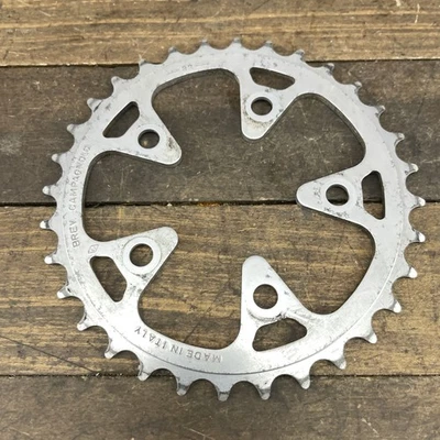 Винтажная передняя звездочка Campagnolo 32T 74BCD Тройная Италия Дорожный Велосипед 32 Зубчатый Сплав - Изображение 1 из 4
