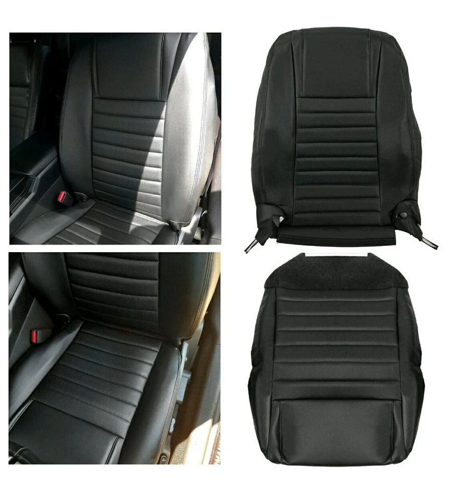 Juego de funda de asiento negra inferior para conductor Ford Mustang 2005 2006 2007 2008 2009 Foto 1 de 4