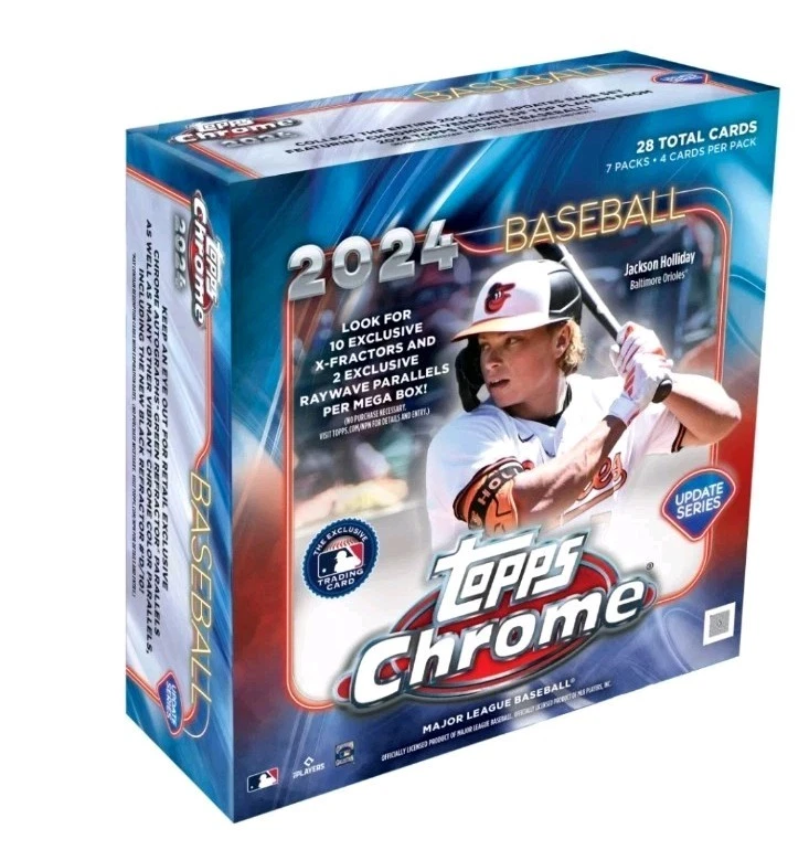 2024 Topps Chrome Update Baseball Factory-Sealed Mega Box. Auto, Relic, Logoman? - Image 1 of 1