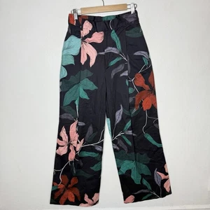 The Kit Pantalone Leigh Upstate Floreale Gamba Larga Alzata Business Donna 6 - Foto 1 di 13