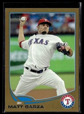 2013 Topps Update Gold Matt Garza 1783/2013 Texas Rangers #US47 - Image 1 of 2
