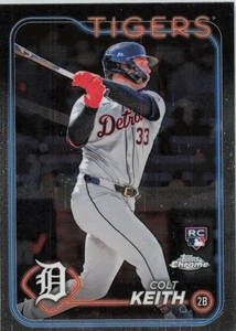 2024 Topps Chrome Baseball #2 Colt Keith Detroit Tigers RC - Picture 1 of 2