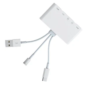 5 in 1 Memory Card Reader SD Card Reader USB OTG Adapter for iPhone/iPad - Photo 1/13