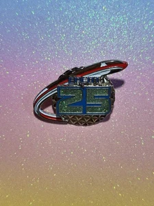 Disney Walt Disney World Epcot Spaceship Earth Monorail 25th Anniversary Pin - Foto 1 di 2