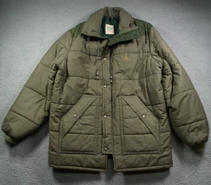 Vintage Snow Goose Pinnacle Jacket Mens Size XXL Green Quilted Full Zip Hooded - Picture 1 of 19