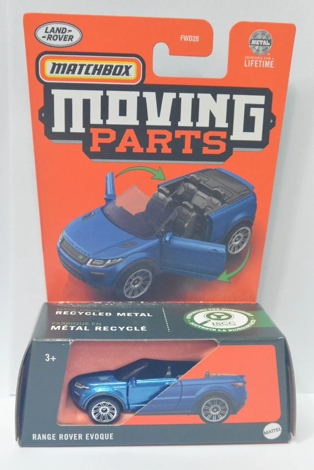 2025 Matchbox Moving Parts car Range Rover Evoque - Image 1 of 1