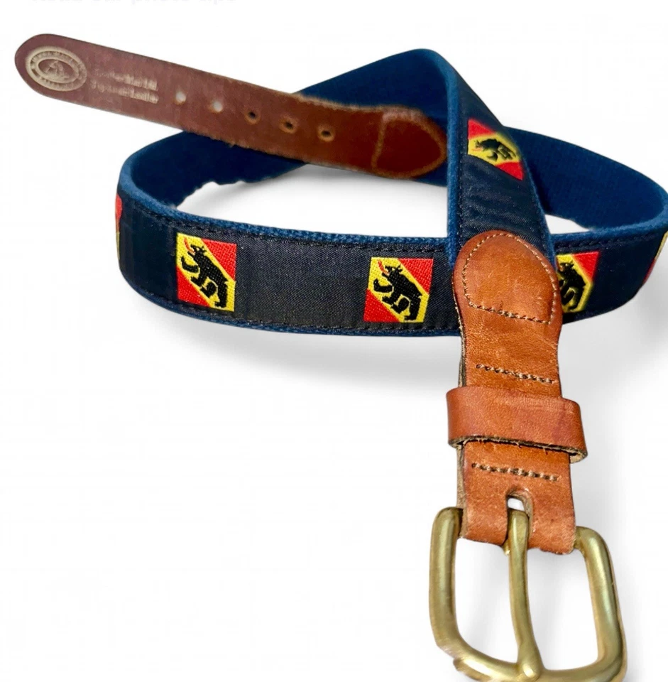 Leather Man Ltd Needlepoint Belt – Flag of the Canton of Bern - Image 1 of 4