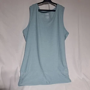Duluth Trading Co Active Tank Top Shirt Women's S Ruched Side Stretch Blue - Picture 1 of 4