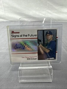 2008 Bowman #SOF-WI Will Inman Signs of the Future San Diego Padres - Picture 1 of 23