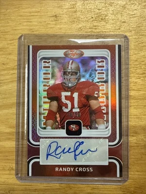 2024 Panini Certified - Mirror Signatures Randy Cross #MS-RC Orange /50 (AU) - Image 1 of 2