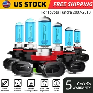 For Toyota Tundra 2007-2013 High Low Fog Beam Halogen Headlight Bulbs Warm White - Picture 1 of 13