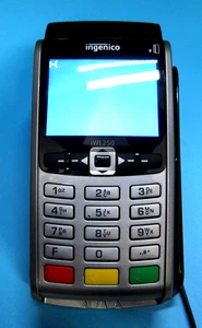 Ingenico iWL255 Credit Terminal With Base/Docking Station iWL200 & Power - Picture 1 of 5