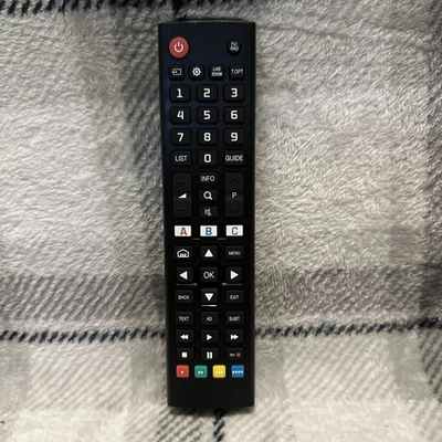 Insignia LG TV NS-RMTLG21 Replacement Remote Control Black - TESTED, WORKS - Image 1 of 4