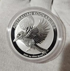 1 oz 2018 Kookaburra Silver Bullion Coin - In Capsule - Perth Mint - Picture 1 of 2