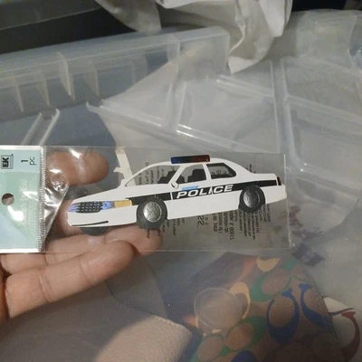 Pegatinas para álbumes de recortes hechas a mano de coche de policía Jolee's by You EK Success Boutique NUEVO Foto 1 de 3