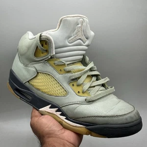 Nike Air Jordan 5 Men Size 9 Retro Jade Horizon Desert Sand Shoes DC7501-300 - Picture 1 of 17