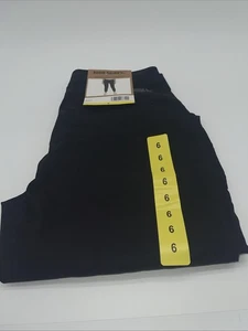 Pantalone donna Eddie Bauer nero Horizon gamba dritta taglia 6 nuovo con etichetta - Foto 1 di 7