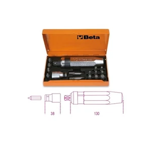 GIRAVITE A PERCUSSIONE CON 14 INSERTI E BUSSOLA PORTAINSERTI BETA 1295/C14 - Imagen 1 de 1