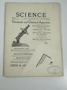 Science Magazine-Vol 14 #364-December 20, 1901-Refractometers;Naval Observatory - Imagen 1 de 3