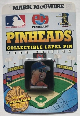 Mark McGwire 2000 Pinheads Collectible Lapel Pin St. Louis Cardinals MLB - Image 1 of 3