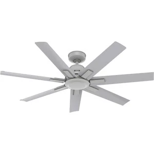 Dc Ceiling Fan with Remote Control Sahira Grey Energy-Saving Fan Eco Motor - Picture 1 of 7