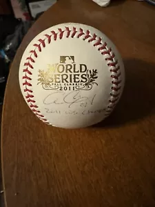 Allen Craig 2011 WS Champs Autographed Signed 2011 World Series Logo Baseball - Picture 1 of 2