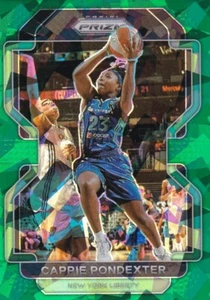 2022 PANINI WNBA PRIZM SP GREEN CRACKED ICE PRIZM #23 CAPPIE PONDEXTER-LIBERTY - Picture 1 of 2