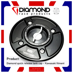 Diamant - Schnellverschluss Tankdeckel - für Kawasaki ZX6R - 2019-2020 - Picture 1 of 5