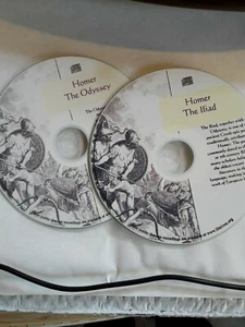 Homer: The Iliad and The Odyssey unabridged Audio Books Mp3 CDs - Picture 1 of 2