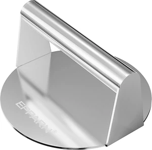 Enlarged 6.3 Inch Smash Burger Press, Stainless Steel Burger Smasher for Griddle - Picture 1 of 12