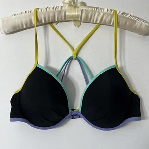 Victoria’s Secret Multi-strap BarbieCore Lightly Padded Underwire Bikini Top 34C - Picture 1 of 6