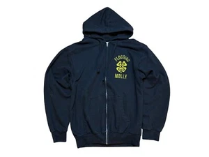 Y2K Flogging Molly Black Zip-Up Hoodie S - Picture 1 of 7