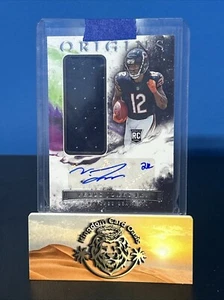 💥2022 Panini Origins- Rookie Jumbo Jersey Auto #177 Velus Jones Jr. Bears💥 - Picture 1 of 1