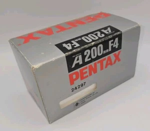 Pentax SMC A 200mm f4 Lens In Box SEE DESCRIPTION - Picture 1 of 11