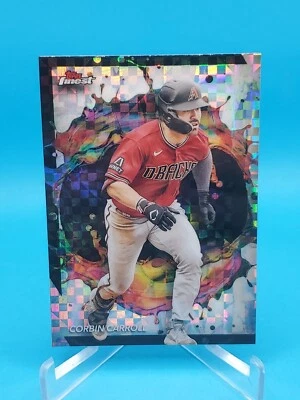 Corbin Carroll 2024 Topps Finest #280 Rare Subset - Checkerboard Refractor  - Image 1 of 2