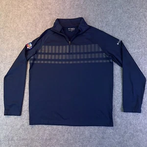 Camisa Columbia Para Hombres Grande Azul Marino Golf Cuarto Cremallera Omni Mecha Picker Pullover - Imagen 1 de 10