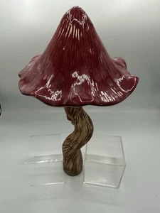 The Potting Shed Tinkling Toadstool Ceramic Mushroom with Stake - Picture 1 of 6