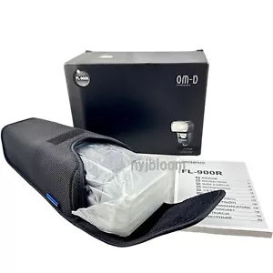 New OLYMPUS OM SYSTEM FL-900R Electronic Flash GuideNo. 58@100mm /190' at ISO100 - Picture 1 of 13