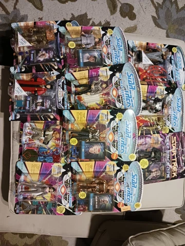 Playmates Star Trek Next Generation: Action Figures lot of 11 aliens q klingon Cover