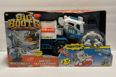 Matchbox 2012 Big Boots Artic Yeti Catcher 2 en 1 nuevo en caja Foto 1 de 4