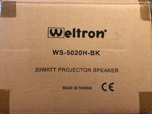 Weltron WS-5020H Black 20 Watt Projector Speaker NEW In Original Box - Bild 1 von 7