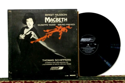 Verdi ‎– Macbeth, Birgit Nilsson, 1965 3 x Vinyl Box - Rare Mono Version - NM - Image 1 of 4