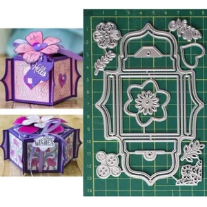 Gift Box Bag Metal Die Cuts Decorative Stencils Scrapbooking and Card Making - Picture 1 of 7