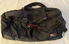 Rlx Ralph Lauren Polo Sport Bag Large Black Travel Duffle Bag Vacation Durable